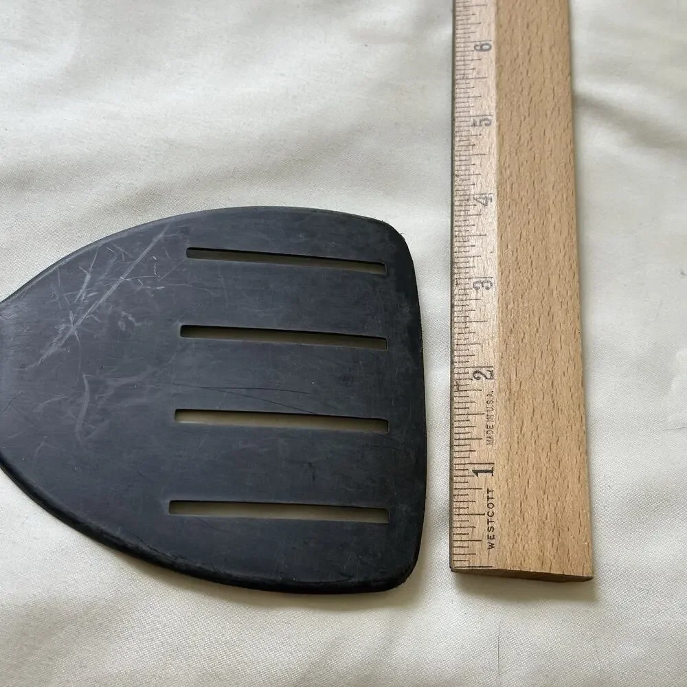 Vintage Tailor Made 4 Slotted Spatula Turner Flipper Black Nylon 11.5” USA